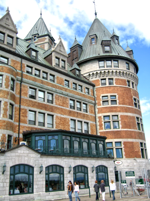 Fairmont Le Chateau Frontenac Quebec City Side