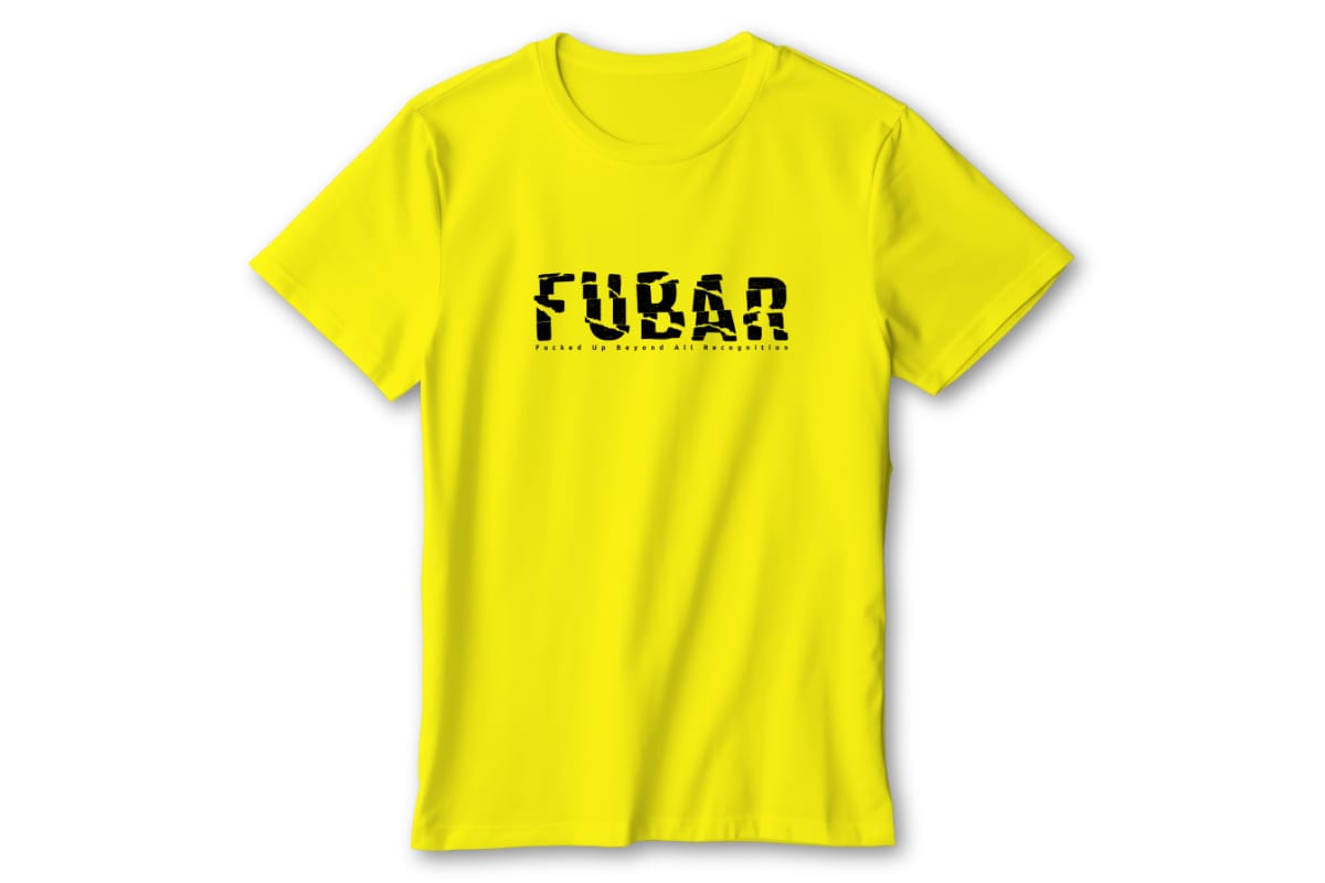 FUBAR T-Shirt - Yellow