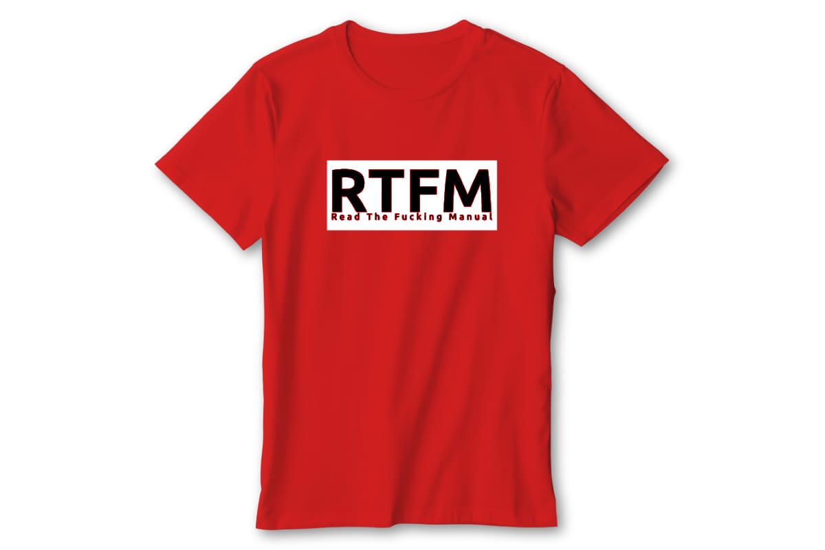 RTFM T-Shirt - Red